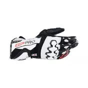 Alpinestars Gp Pro R4 мотоперчатки Black White Белый