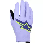 Alpinestars Supertech MX Cross Enduro Motorcycle мотоперчатки Lavender Purple Fluorescent Yellow