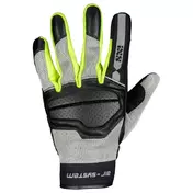 Ixs Classic Evo Air мотоперчатки Black Grey Yellow Серый