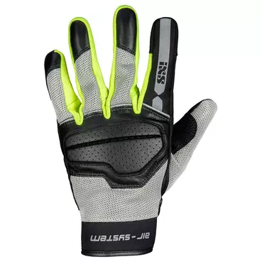 Ixs Classic Evo Air мотоперчатки Black Grey Yellow Серый