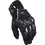 Ls2 Spark 2 Leather мотоперчатки Black White Белый