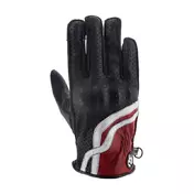 Helstons Virage Ete Lady Leather мотоперчатки Bordeaux Красный