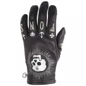 Helstons Grafic Hiver Skull Lady мотоперчатки Black Черный