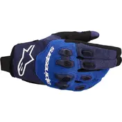 Alpinestars PRO-DURA Navy Bright Blue White Cross Enduro Motorcycle мотоперчатки