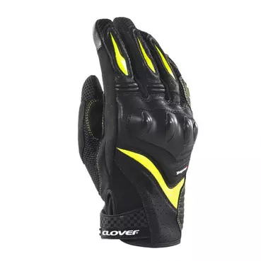 Clover Raptor 3 мотоперчатки Black Yellow Желтый