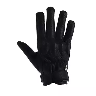 Helstons Wave Homme Air Ete Leather мотоперчатки Black Черный