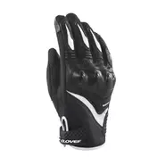 Clover Raptor 3 мотоперчатки Black White Белый