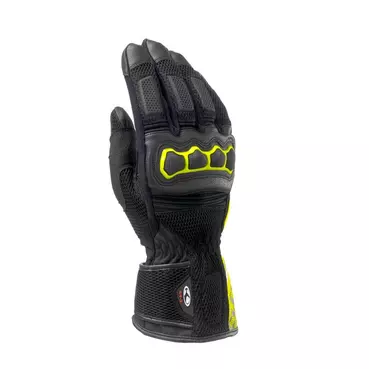 Clover Sr-3 мотоперчатки Black Fluo Yellow Желтый
