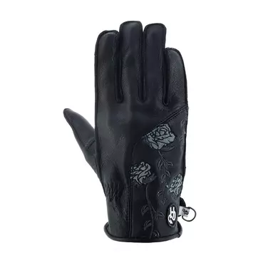 Helstons Flower Ete Lady Leather мотоперчатки Black Черный