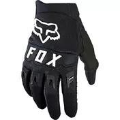 Fox Dirtpaw Youth мотоперчатки Black White Черный