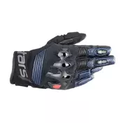 Alpinestars Halo Leather мотоперчатки Blue Black Синий