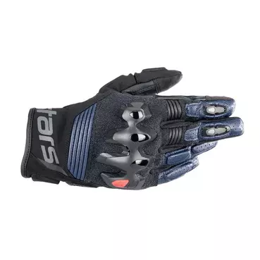 Alpinestars Halo Leather мотоперчатки Blue Black Синий