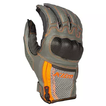 Klim Induction мотоперчатки Cool Grey Strike Orange Оранжевый