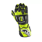 Berik Track 2.0 мотоперчатки Black White Fluo Yellow Желтый