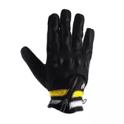Helstons Ziper Ete Leather мотоперчатки White Yellow Желтый