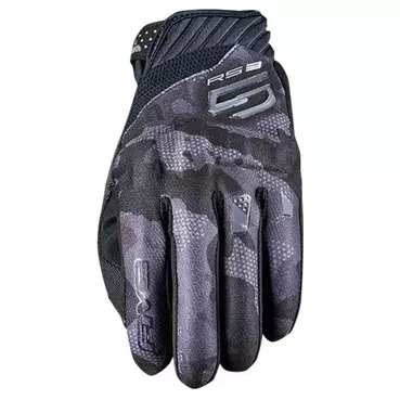 Five Rs3 Evo мотоперчатки Camo Black Черный