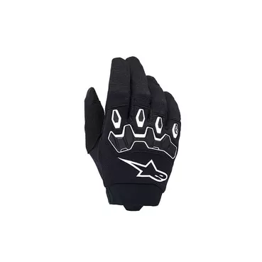 Alpinestars Youth Full Bore V2 мотоперчатки Black White Черный