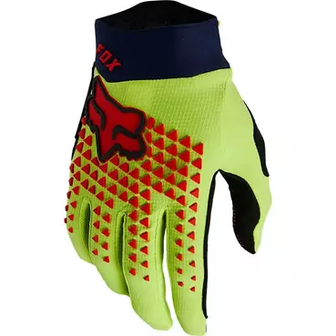 Fox Defend Se мотоперчатки Yellow Fluo Желтый