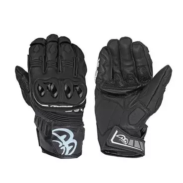 Berik Sprint 2.0 Leather мотоперчатки Black White Белый