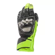 Dainese Full Metal 7 мотоперчатки Black Yellow Fluo Желтый