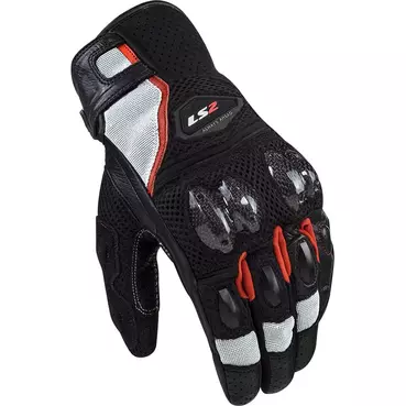 Ls2 Spark 2 Air мотоперчатки Black Red White Белый