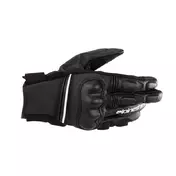 Alpinestars Phenom Leather мотоперчатки Black White Черный