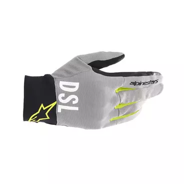 Alpinestars As-dsl Shotaro мотоперчатки Grey Yellow Серый