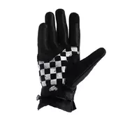 Helstons Line Ete Leather мотоперчатки Black Черный