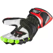 Berik Track 2.0 мотоперчатки Black White Fluo Red Fluo Yellow Желтый