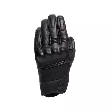 Dainese Folgor Leather мотоперчатки Black Черный