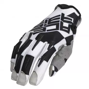 Acerbis Mx Xp мотоперчатки Black White Черный