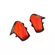 Pair Of Lightech Track Pro Sliders Red Красный