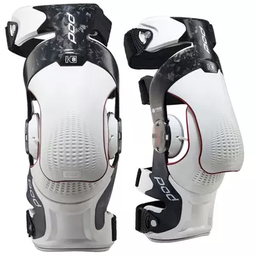 Podmx K8 3.0 Carbon Knee Guards Black White Белый