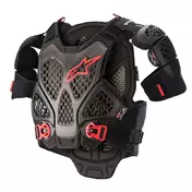 Alpinestars A-6 Chest Protector Black Red Черный