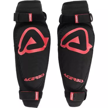 Acerbis Soft Elbow Guards for Kids, Red