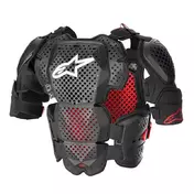 Alpinestars A-10 V2 Full Chest Protector Black Red Черный
