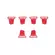 Alpinestars Snap Buckles Set Bionic 10/7 Red Красный