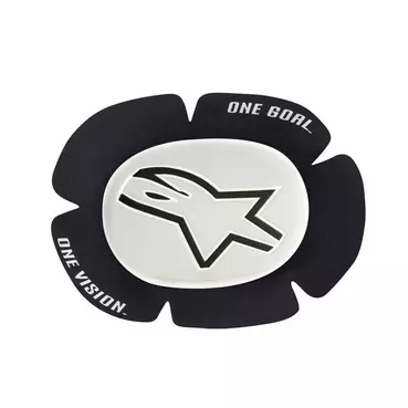 Alpinestars Gp Sport Evo Knee Slider White Белый
