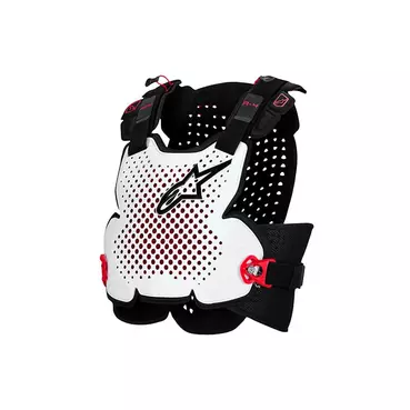 Alpinestars A-4 Plasma Chest Protector Black White Белый