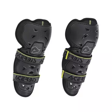 Acerbis Kid Profile 2.0 Knee Guards Black Yellow