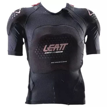 LEATT 3DF AirFit Evo Women Kurzarm-Schutztrikot Черный