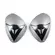 Dainese Dets Aluminium Knee Plates Black Черный