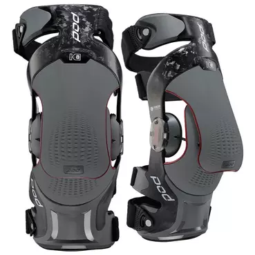 Podmx K8 3.0 Carbon Knee Guards Black Graphite Серый