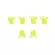 Alpinestars Snap Buckles Set Bionic 10/7 Yellow Желтый