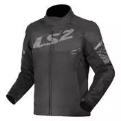 LS2 Textil Apex jacke Black / Dark / Grey
