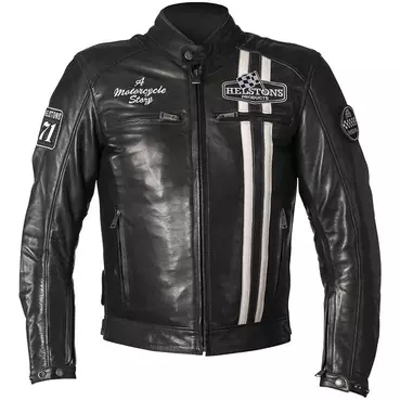 Helstons Leather мотокуртка Indy Rag Blue White Синий