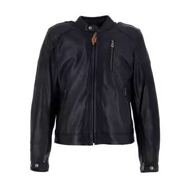 Helstons Urban Air Leather мотокуртка Black Черный