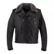 Helstons Perco Leather мотокуртка Black Черный