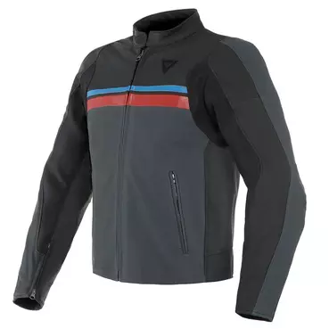 Dainese Hf 3 Perforated Leather мотокуртка Black Red Blue