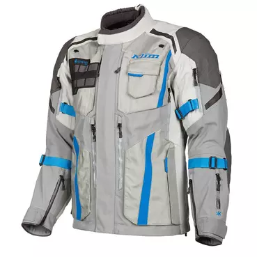 Klim Badlands Pro мотокуртка Grey Electric Blue Lemo Синий